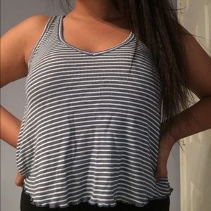 Striped tank // holister